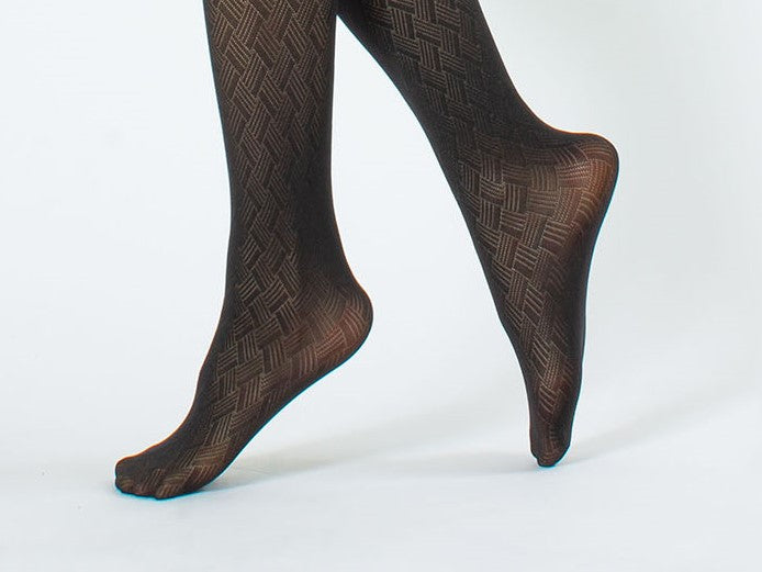 Cette Toulouse 50 DEN Rautenmuster Semi-Transparent Matt