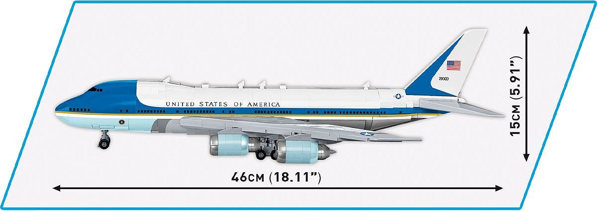 Cobi 26610 - Boeing 747 Air Force One - Kipamo