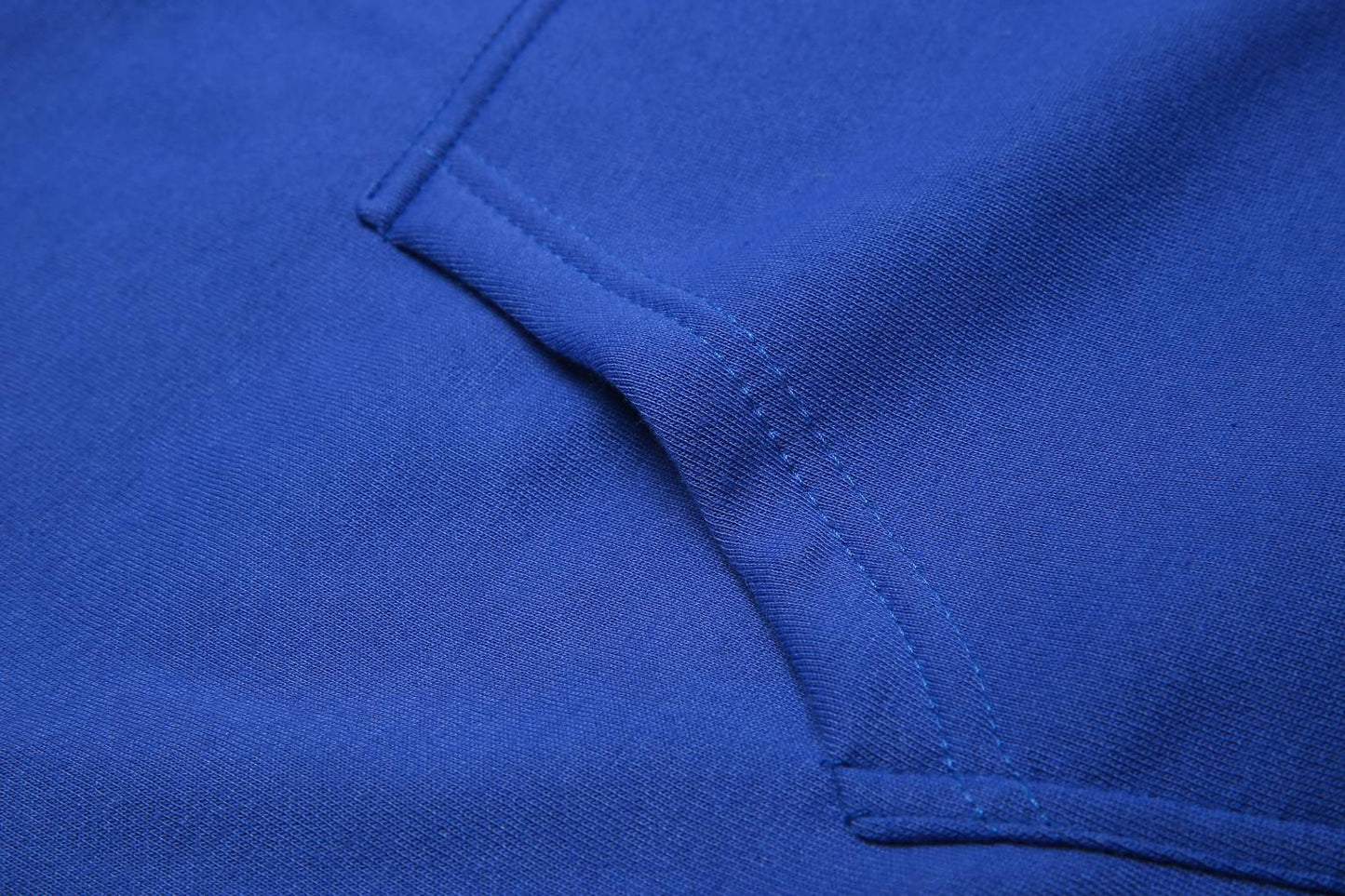 Kids Kinder Basic Hoodie Pullover Blau Kapuze Sweater 92-158 - Kipamo