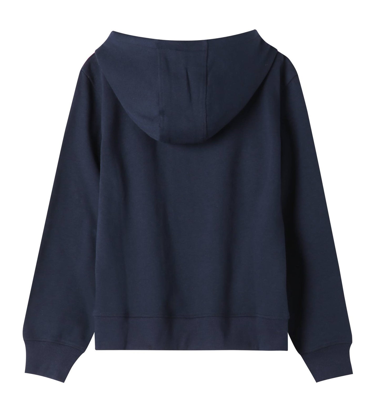 Kids Kinder Basic Hoodie Pullover Kapuzenpullover Dunkelblau ohne Druck 134-164 - Kipamo