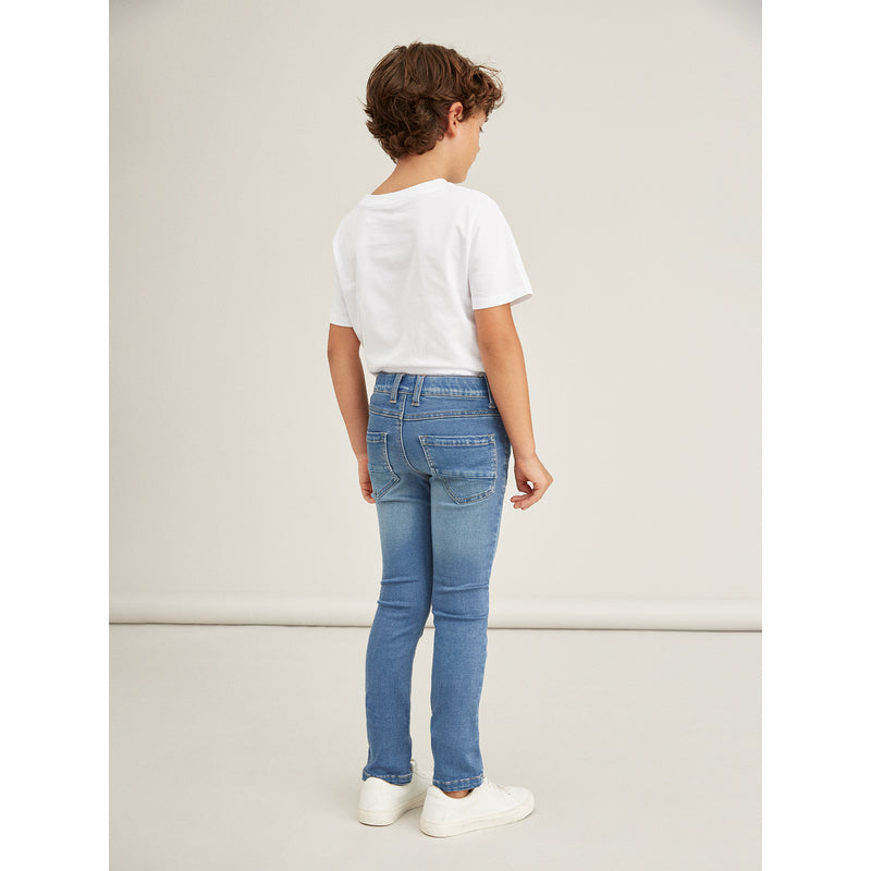 Name It X-Slim Extra-Slim Fit Jeans nameit Unisex Stretch-Denim verstellbarer Bund