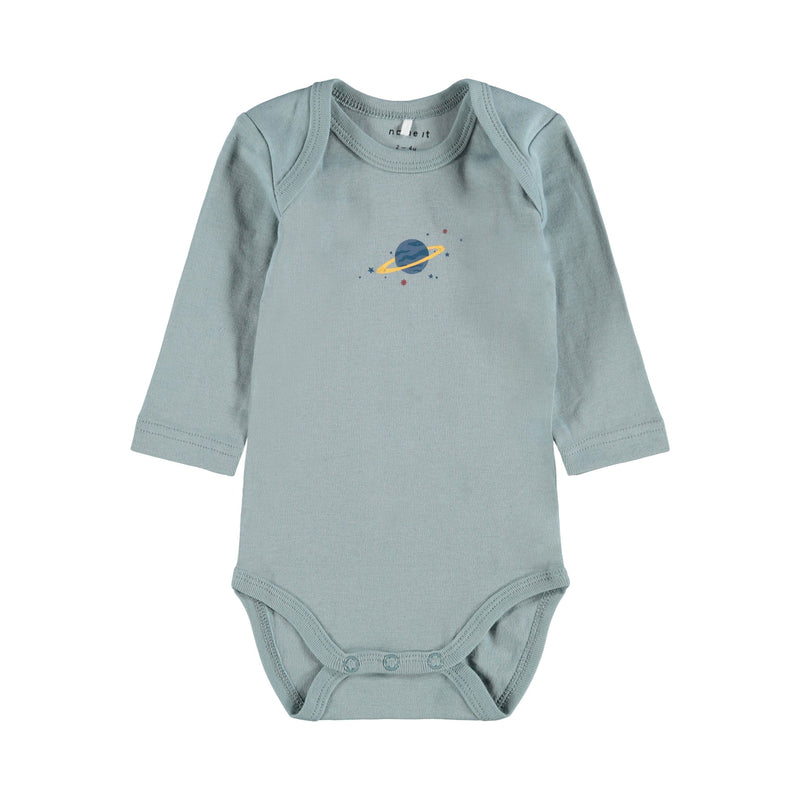 Name It 5 Paar Babybody Planeten nameit Strampler Langarm Body Größen 50 bis 98