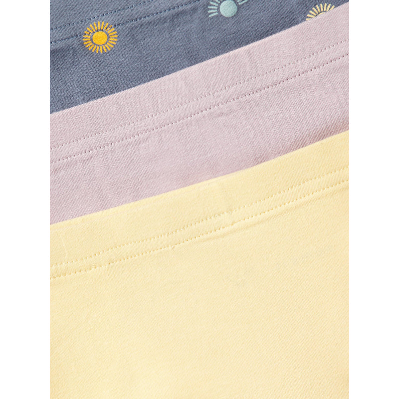 Name It Panties Mädchen Unterhosen nameit Unterwäsche 3er Pack Farbig Bio Baumwolle