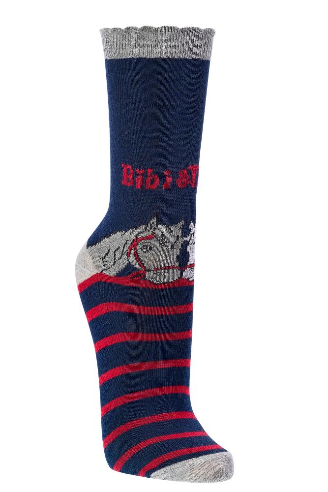 Bibi & Tina 2 Paar Mädchen Socken Hexe Kinder Baumwolle