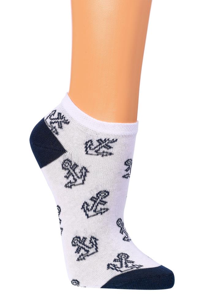 Sneaker Socken Strümpfe Kinder Vegan GOTS Bio Streifen Anker Baumwolle - Kipamo