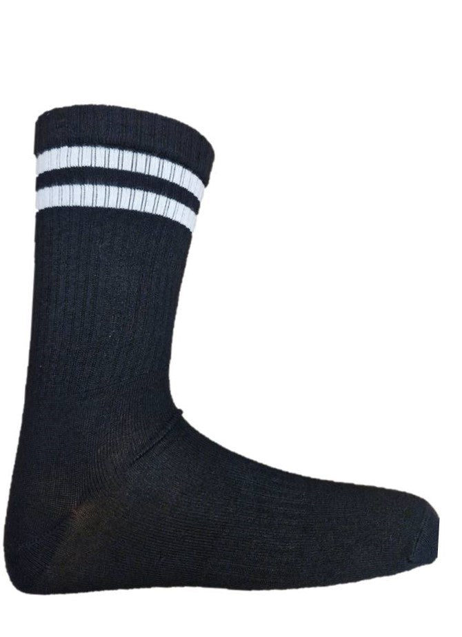 Bambus 2 Paar Sportsocken Viskose Tennis Sport Unisex 36/41 42/47 Weiß Schwarz - Kipamo