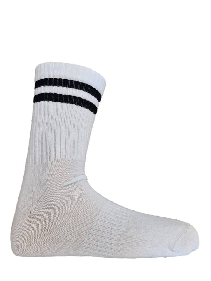 Bambus 2 Paar Sportsocken Viskose Tennis Sport Unisex 36/41 42/47 Weiß Schwarz - Kipamo