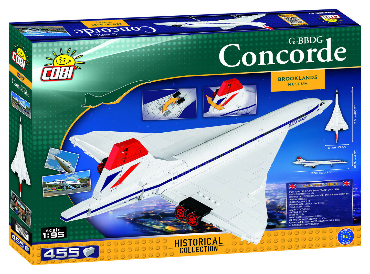 Cobi 1917 – Concorde G-BBDG - Kipamo