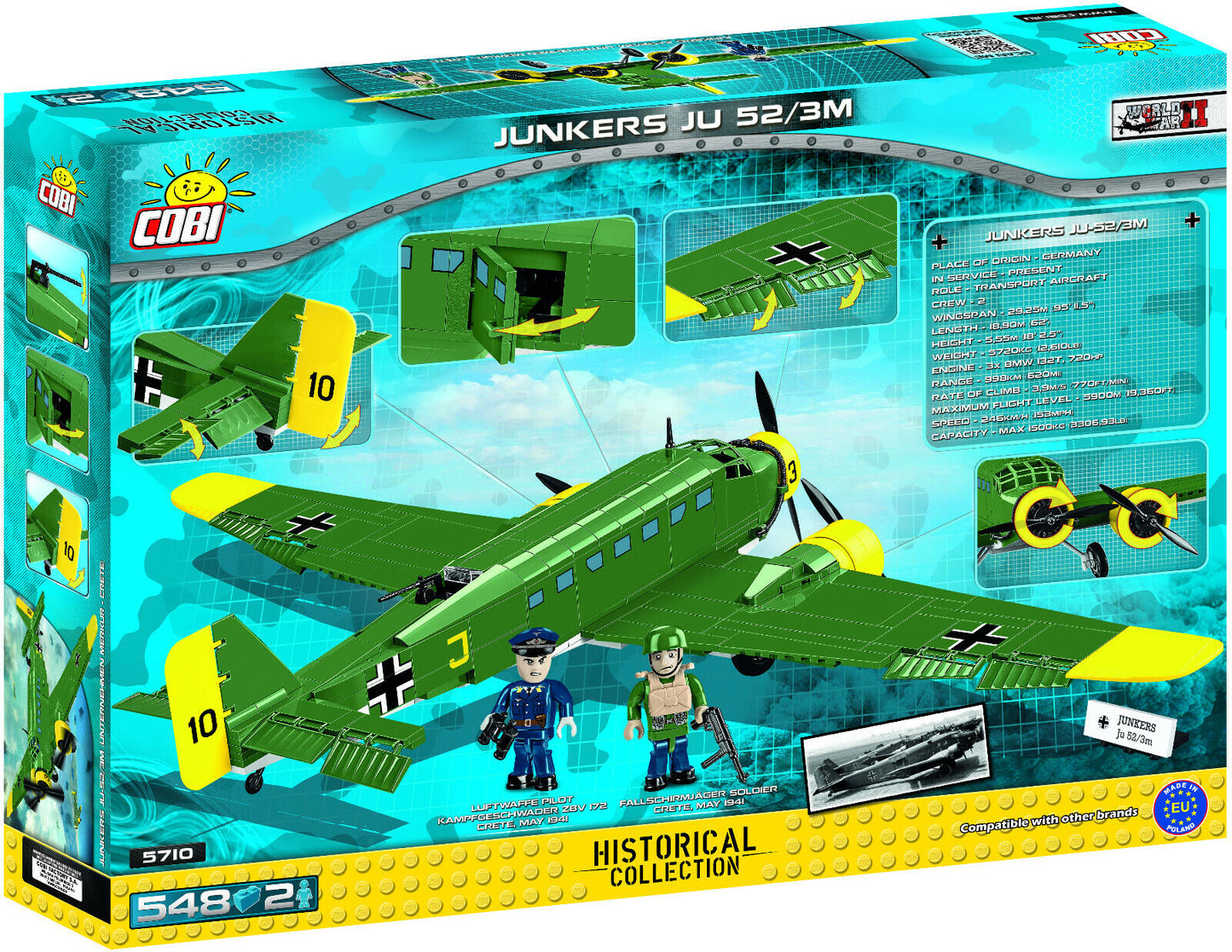 Cobi 5710 – Junkers Ju 52/3M - Kipamo