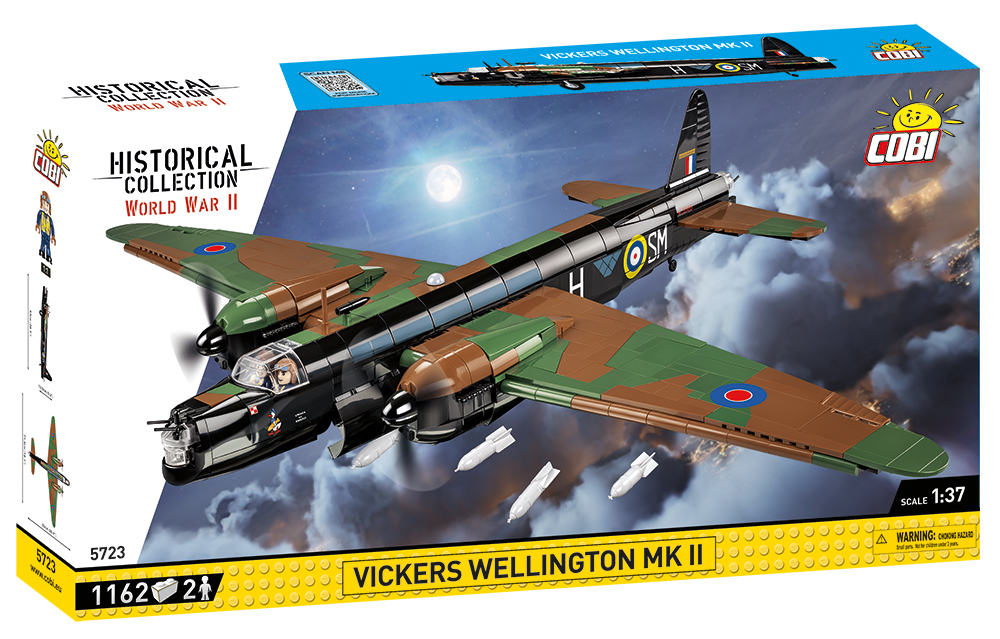 Cobi 5723 – Vickers Wellington Mk.II - Kipamo