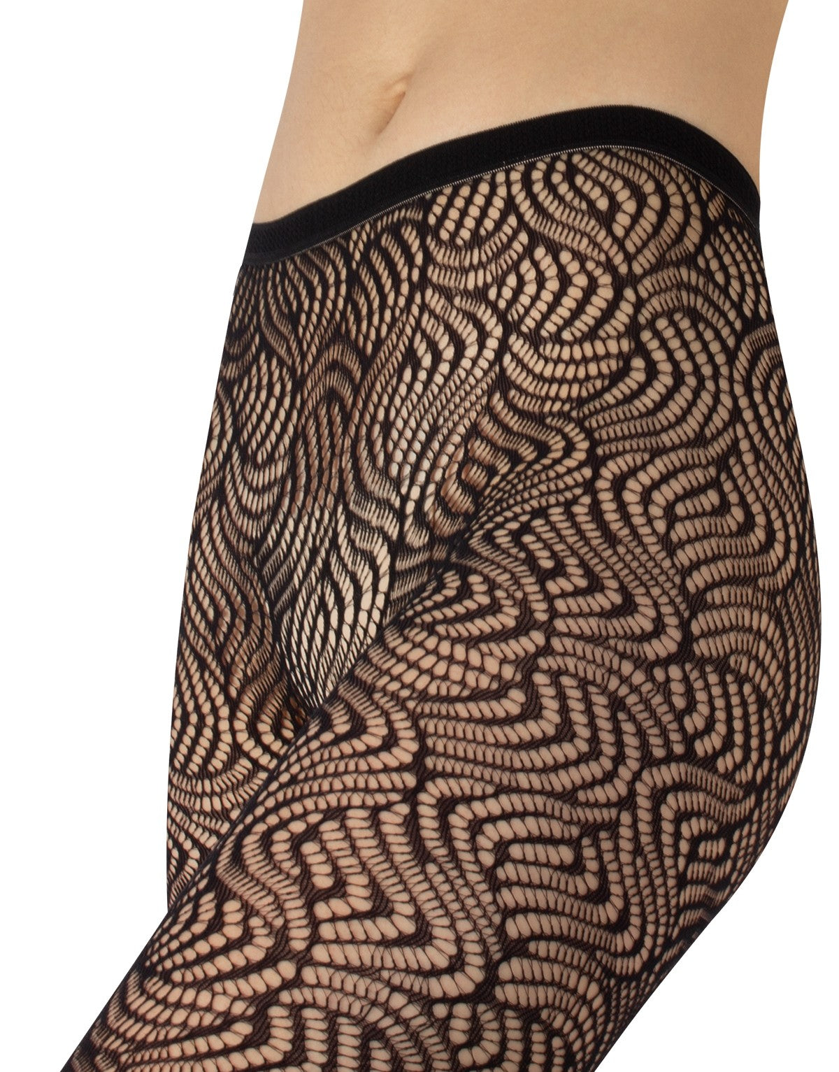 Calzitaly Fishnet Tights Fan Pattern - Kipamo