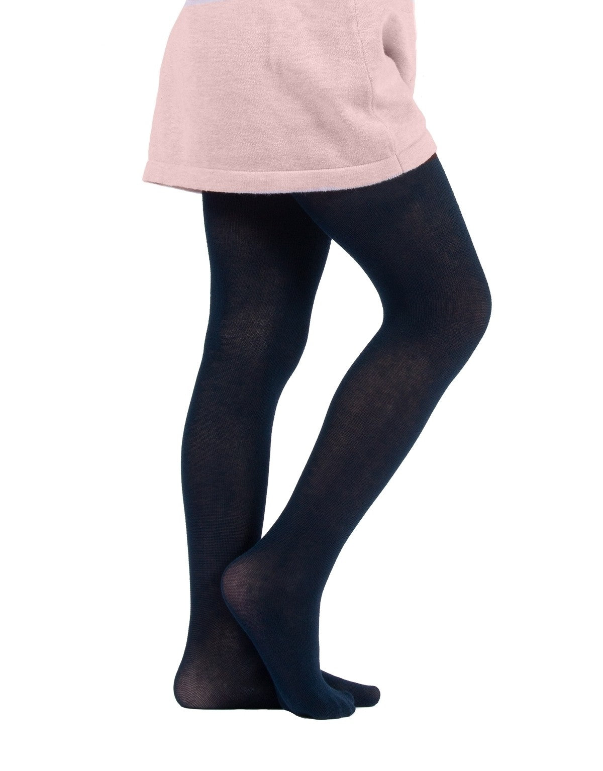 Calzitaly Baumwollstrumpfhose Chevron Mädchen Tights