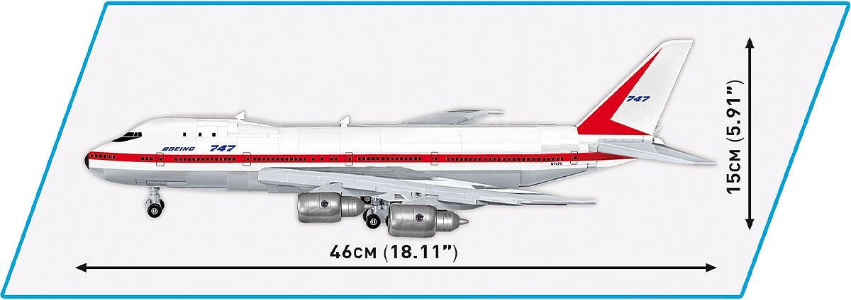 Cobi 26609 - Boeing 747 First Flight 1969 - Kipamo