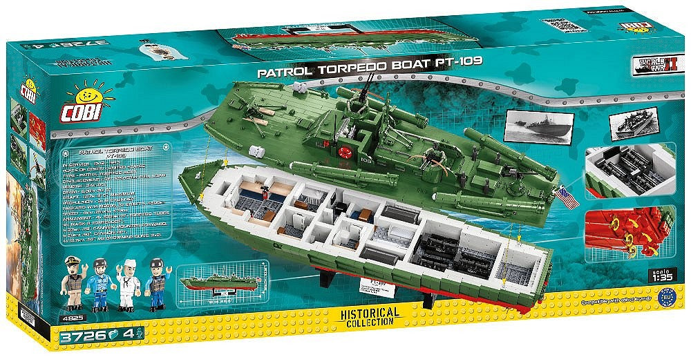 Cobi 4825 – Patrol Torpedo Boat PT-109 - Kipamo
