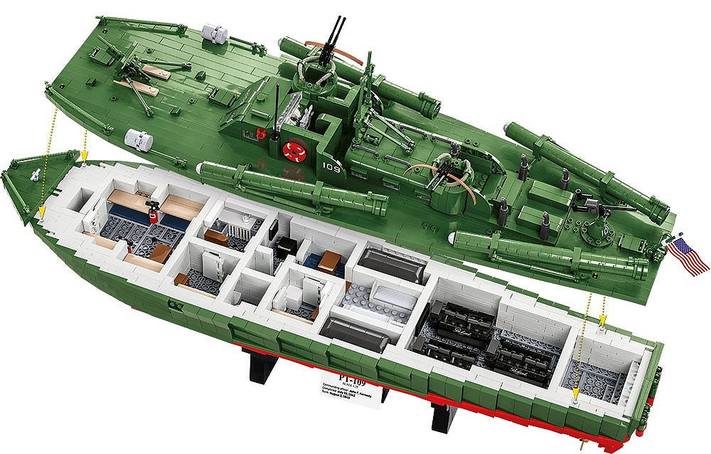 Cobi 4825 – Patrol Torpedo Boat PT-109 - Kipamo