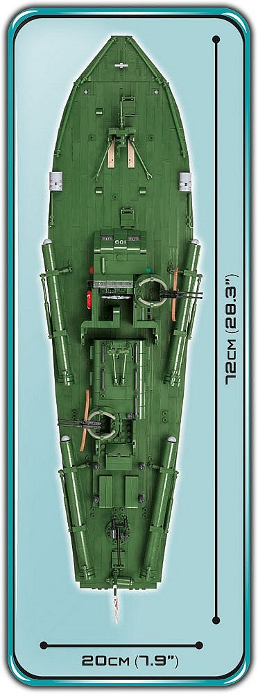 Cobi 4825 – Patrol Torpedo Boat PT-109 - Kipamo