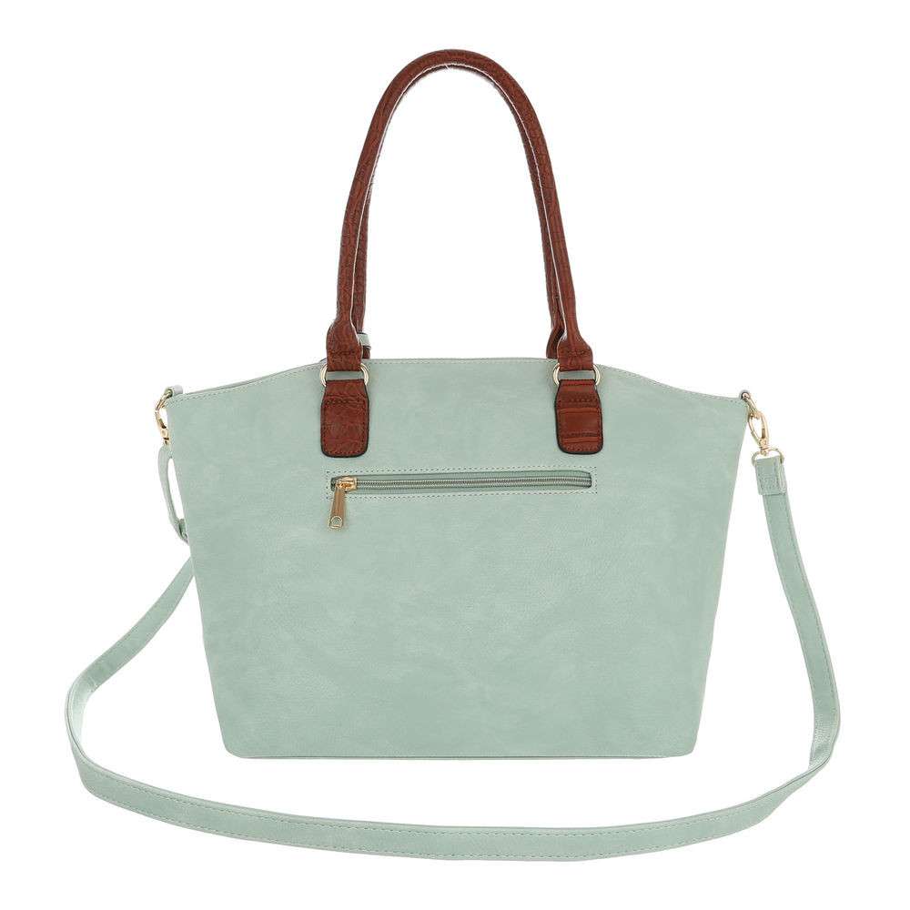 Shopper Handtasche Dudlin Grün Braun