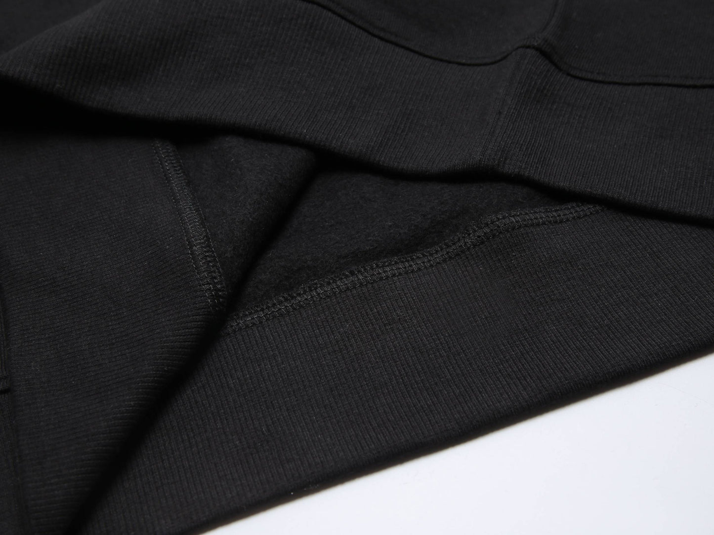 Kids Kinder Basic Hoodie Pullover Schwarz Kapuze Sweater 92-158 - Kipamo