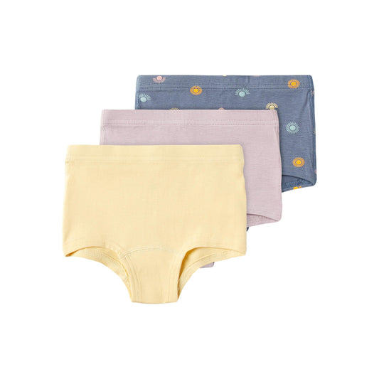 Name It Panties Mädchen Unterhosen nameit Unterwäsche 3er Pack Farbig Bio Baumwolle