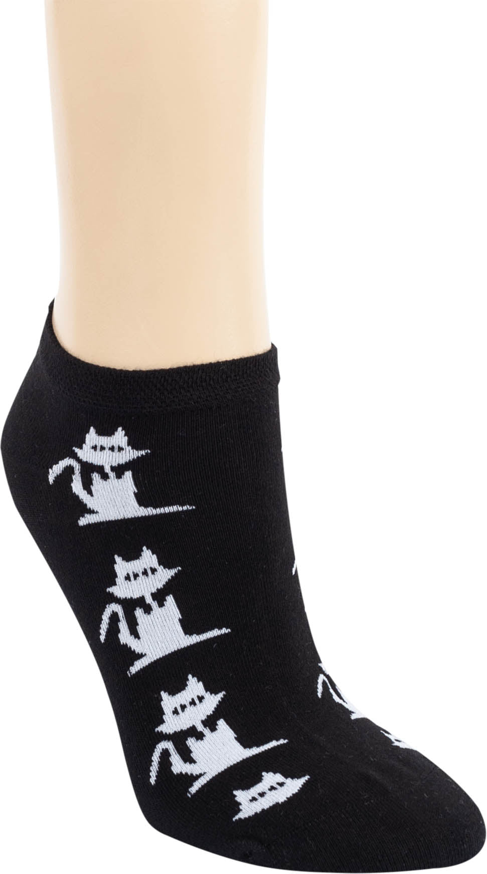 Sneaker Socken Strümpfe Katzenmotiv Baumwolle - Kipamo