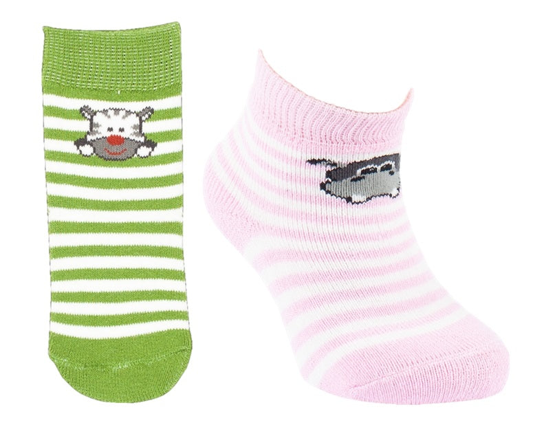 Frottee Socke Baby Erstlinge Neugeborene Kleinkinder weich Strumpf Tier Motive