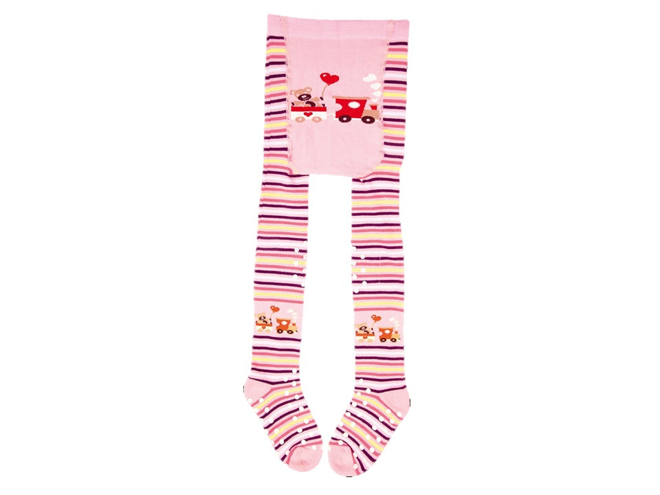Krabbel Strumpfhose Baby Kleinkind ABS Anti Rutsch 6 bis 18 Monate Hellblau Rosa