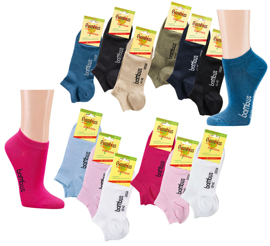 Bambus Sneaker Socken Herren Damen 35/38 39/42 43/46 - Kipamo