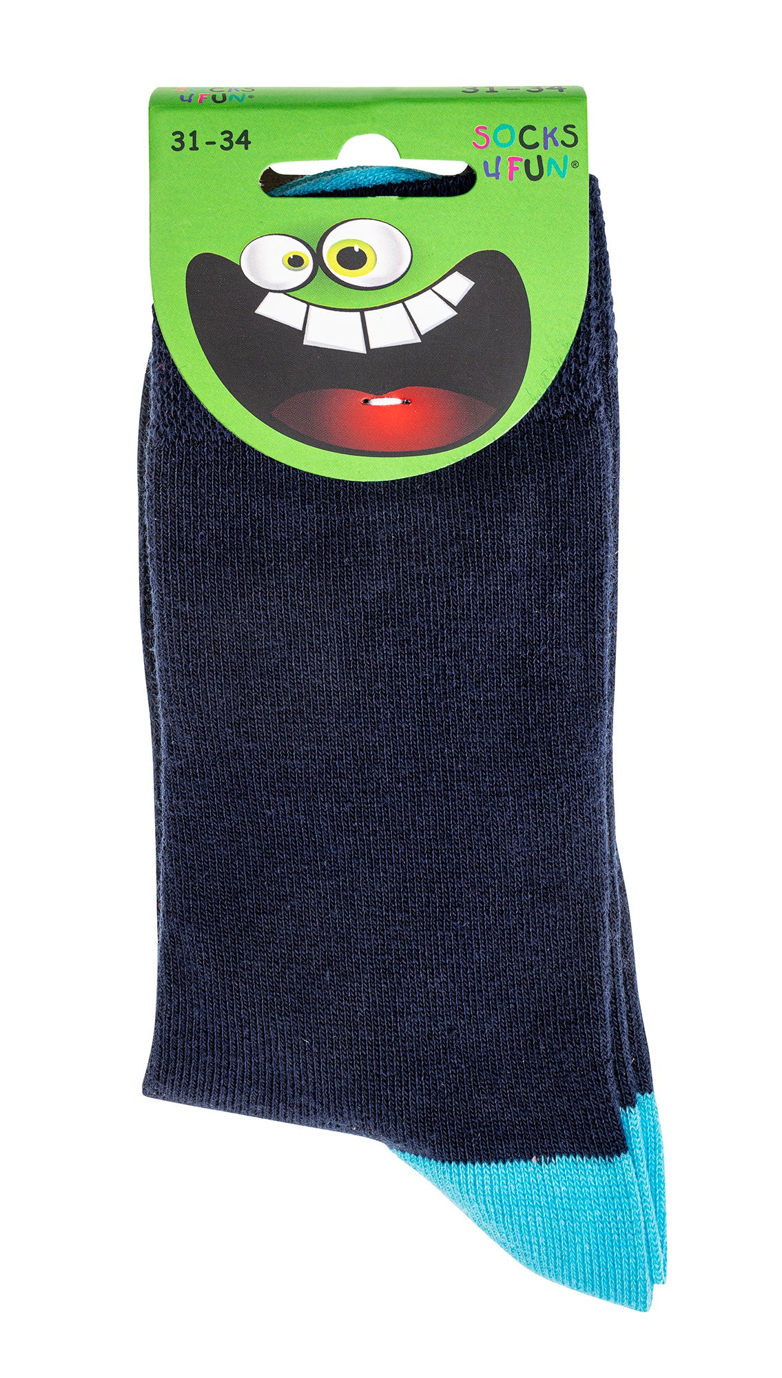 Kinder Socken Bunt Kontrastfarbe Unisex Jungen Mädchen Gute Laune Baumwolle