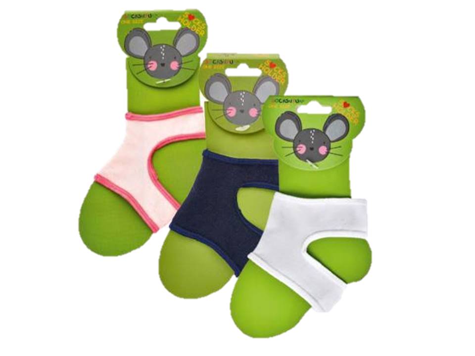 Sockenhalter 2 Paar Erstlinge Babys Kleinkinder Abstrampelschutz Söckchen Mehrfarbig