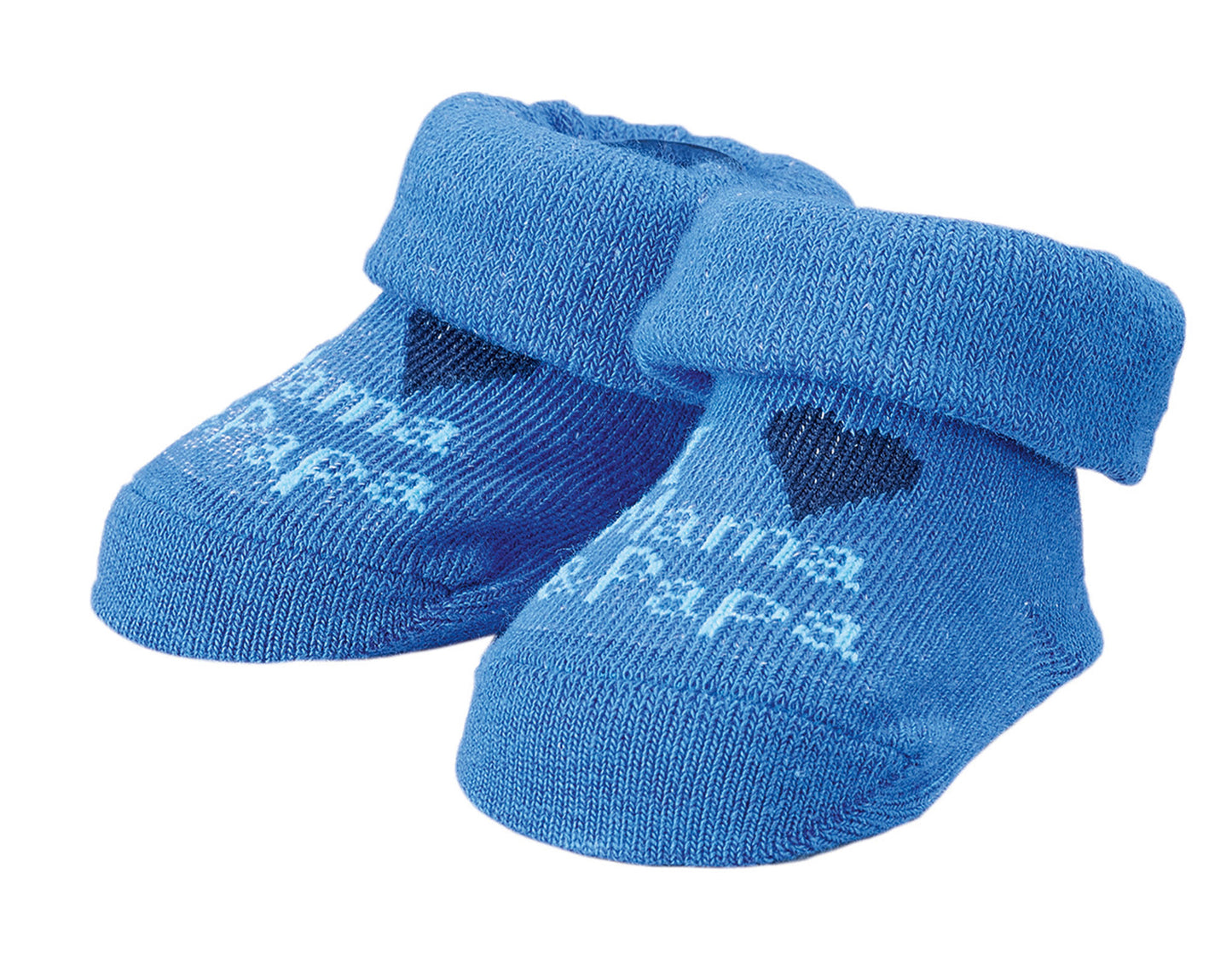 Erstling Baby Geburt Socken Schuhe Geschenk Box Text Mama Papa viel Baumwolle