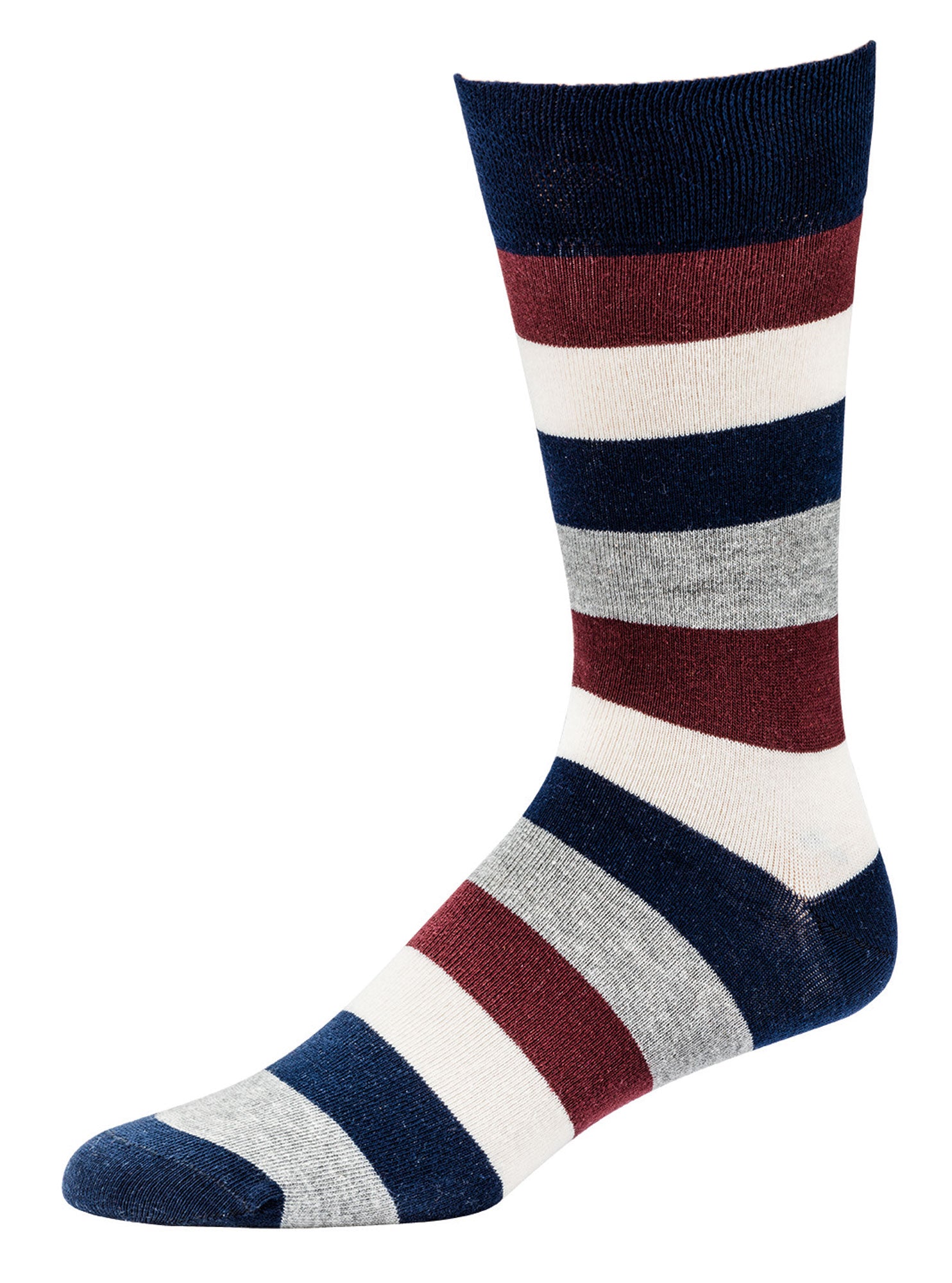Socken Herren Ringel Bunt ohne Gummi 39/42 43/46 47/50 Beruf Freizeit Baumwolle - Kipamo