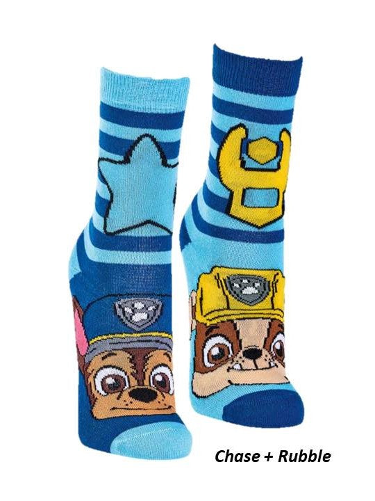 Paw Patrol 2 Paar Statement Socks Hunde Kinder Chase Marshall Rubble