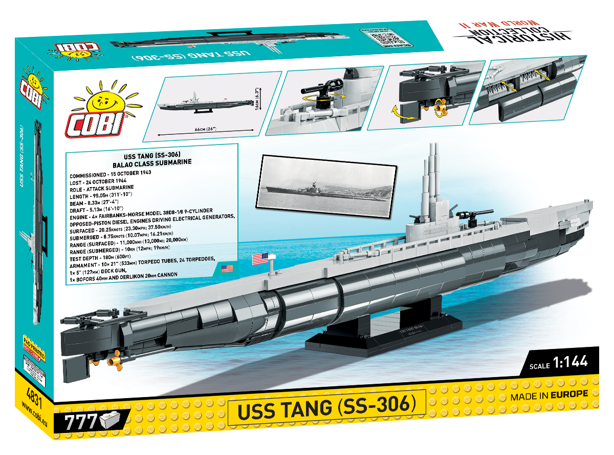 Cobi 4831 – USS TANG (SS-306) - Kipamo