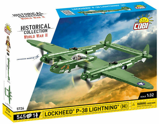 Cobi 5726 – Lockheed P-38 H Lightning - Kipamo