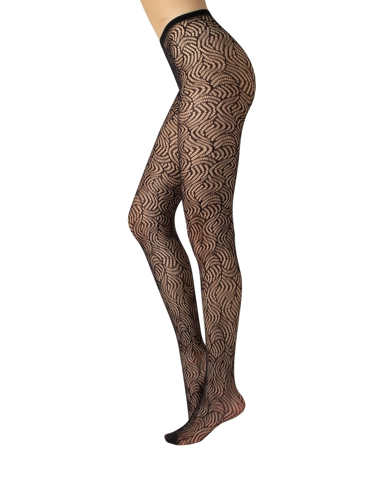 Calzitaly Fishnet Tights Fan Pattern - Kipamo